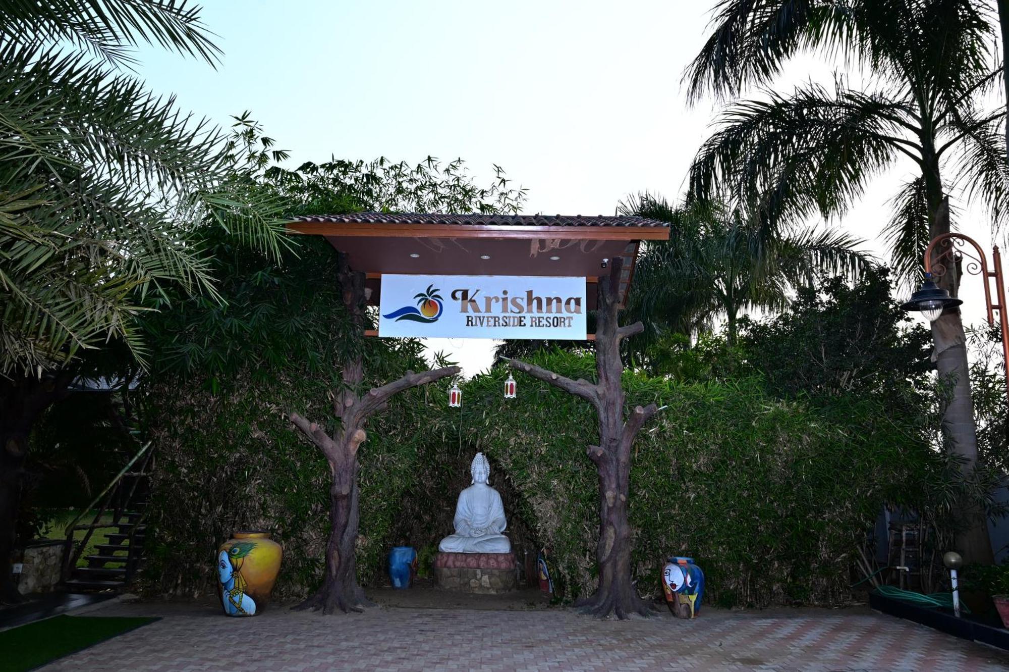Krishna Riverside Resort Vasad Exterior foto